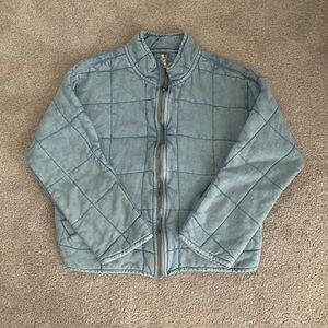 Free People Dolman Quilted Knit Jacket